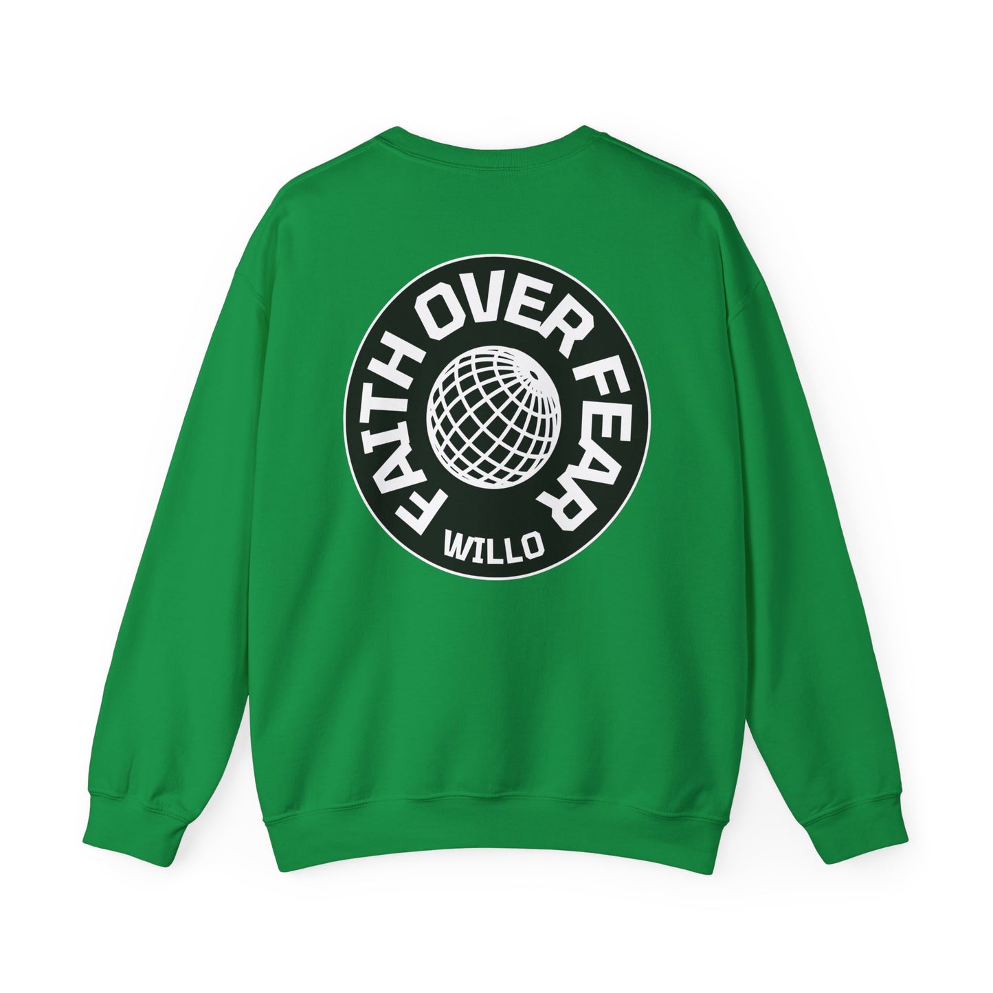 WillO Faith Over Fear Heavy Blend™ Crewneck Sweatshirt