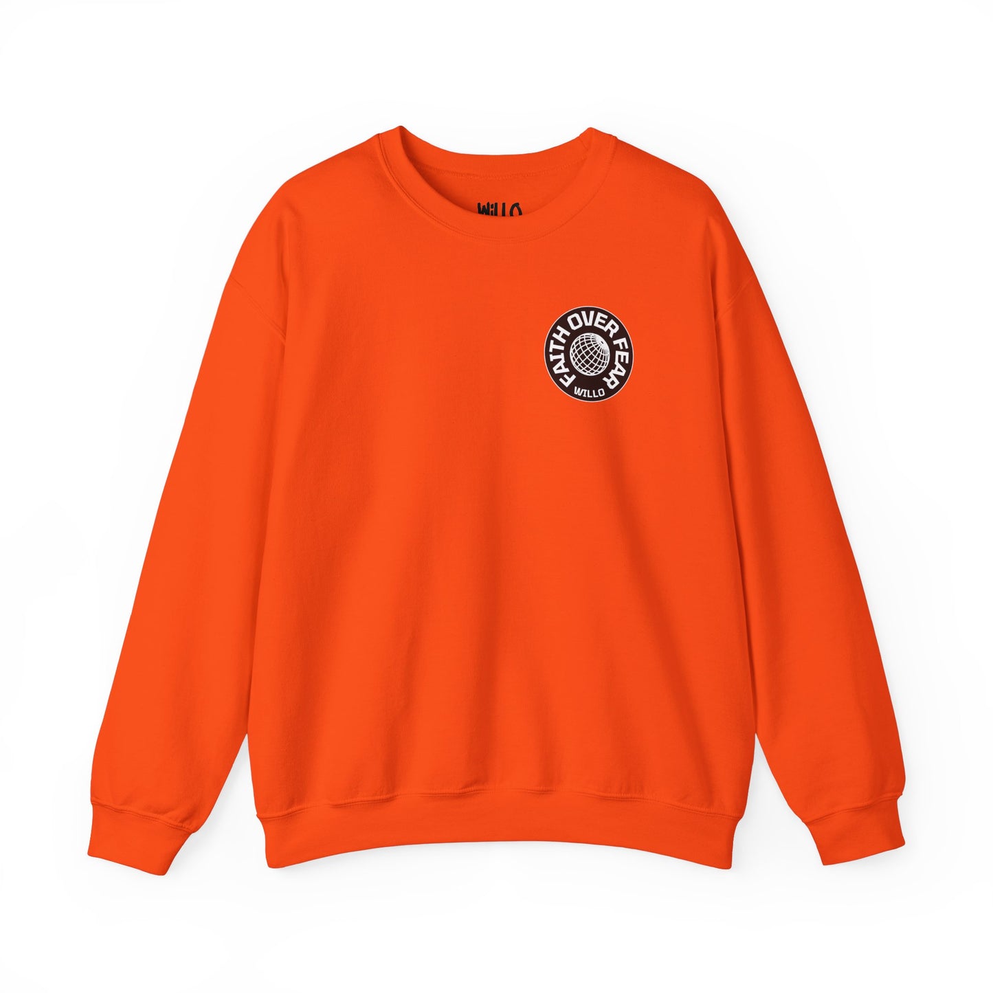 WillO Faith Over Fear Heavy Blend™ Crewneck Sweatshirt