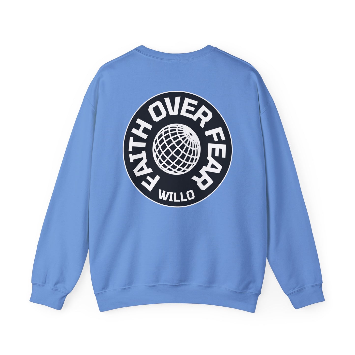 WillO Faith Over Fear Heavy Blend™ Crewneck Sweatshirt