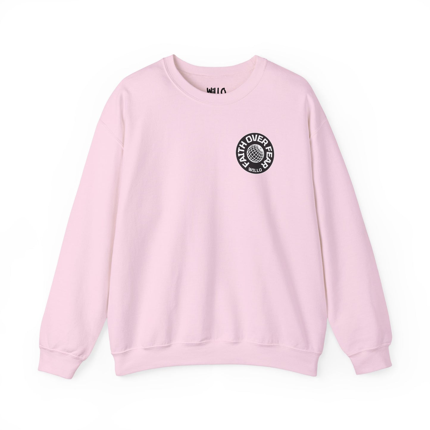 WillO Faith Over Fear Heavy Blend™ Crewneck Sweatshirt