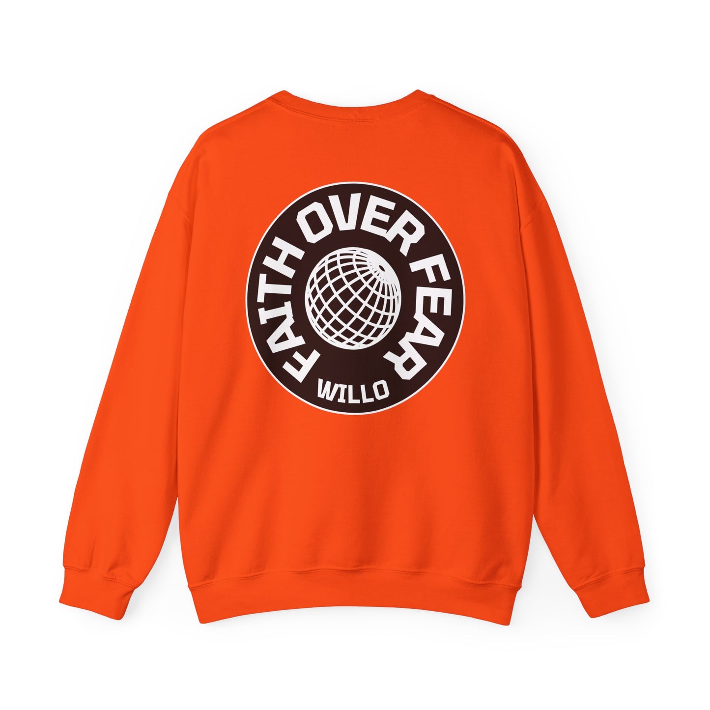 WillO Faith Over Fear Heavy Blend™ Crewneck Sweatshirt