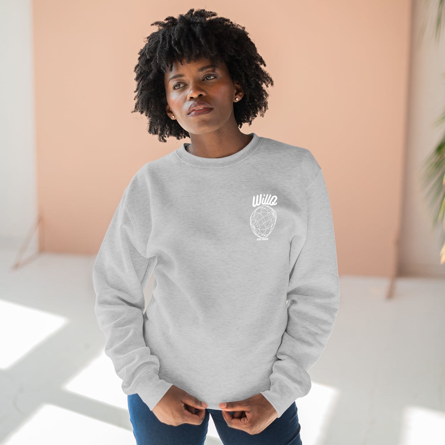 WillO Wrld Wide Premium Crewneck Sweatshirt