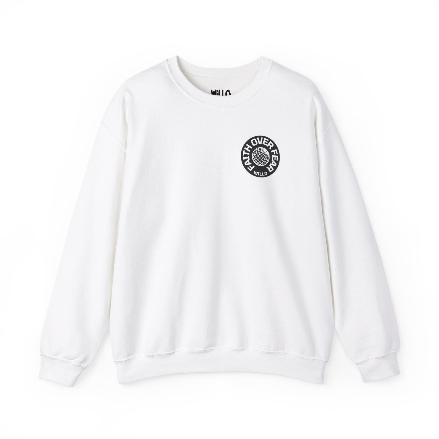 WillO Faith Over Fear Heavy Blend™ Crewneck Sweatshirt