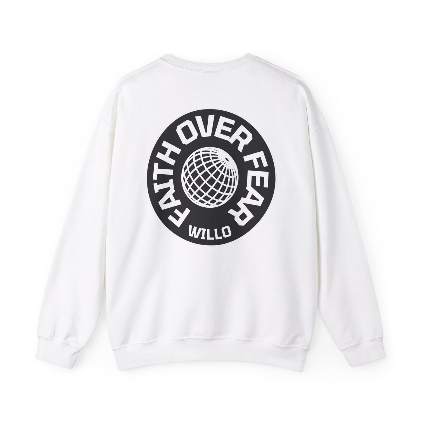 WillO Faith Over Fear Heavy Blend™ Crewneck Sweatshirt