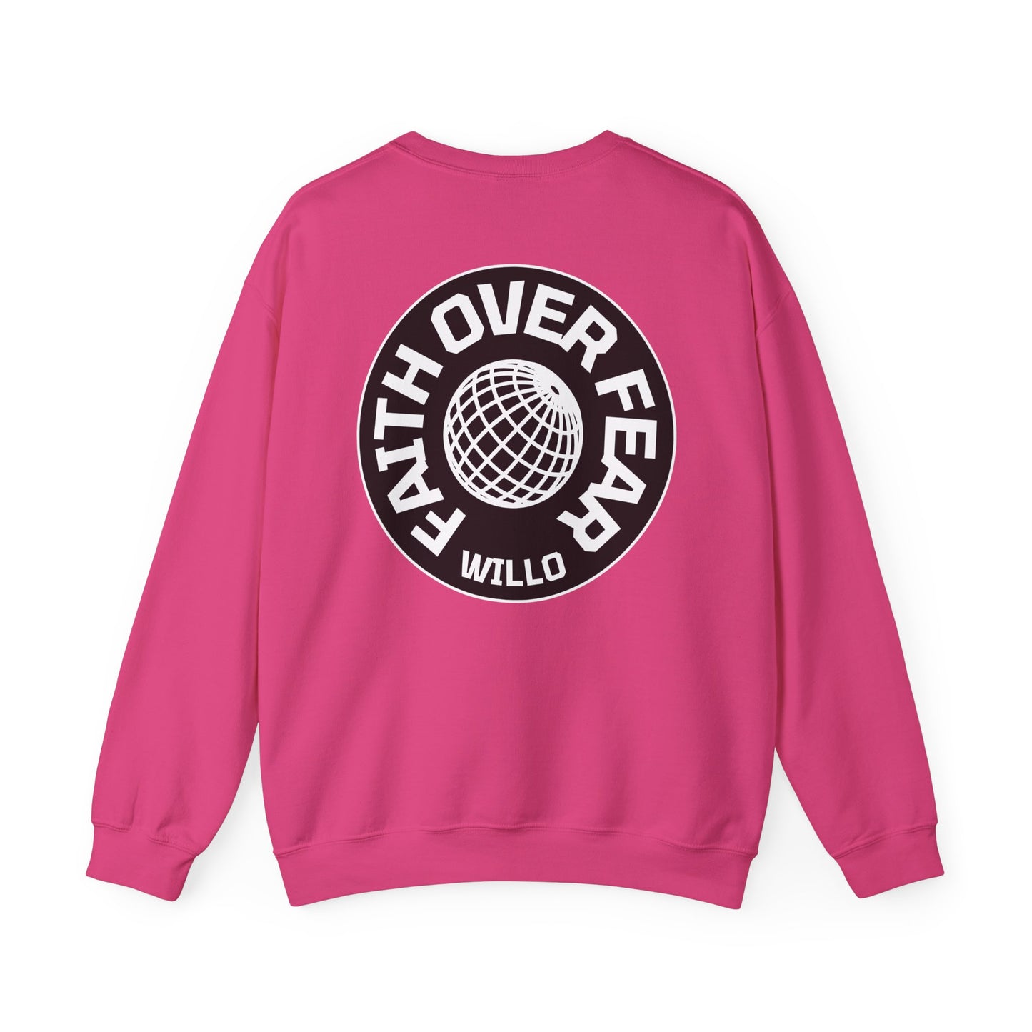 WillO Faith Over Fear Heavy Blend™ Crewneck Sweatshirt