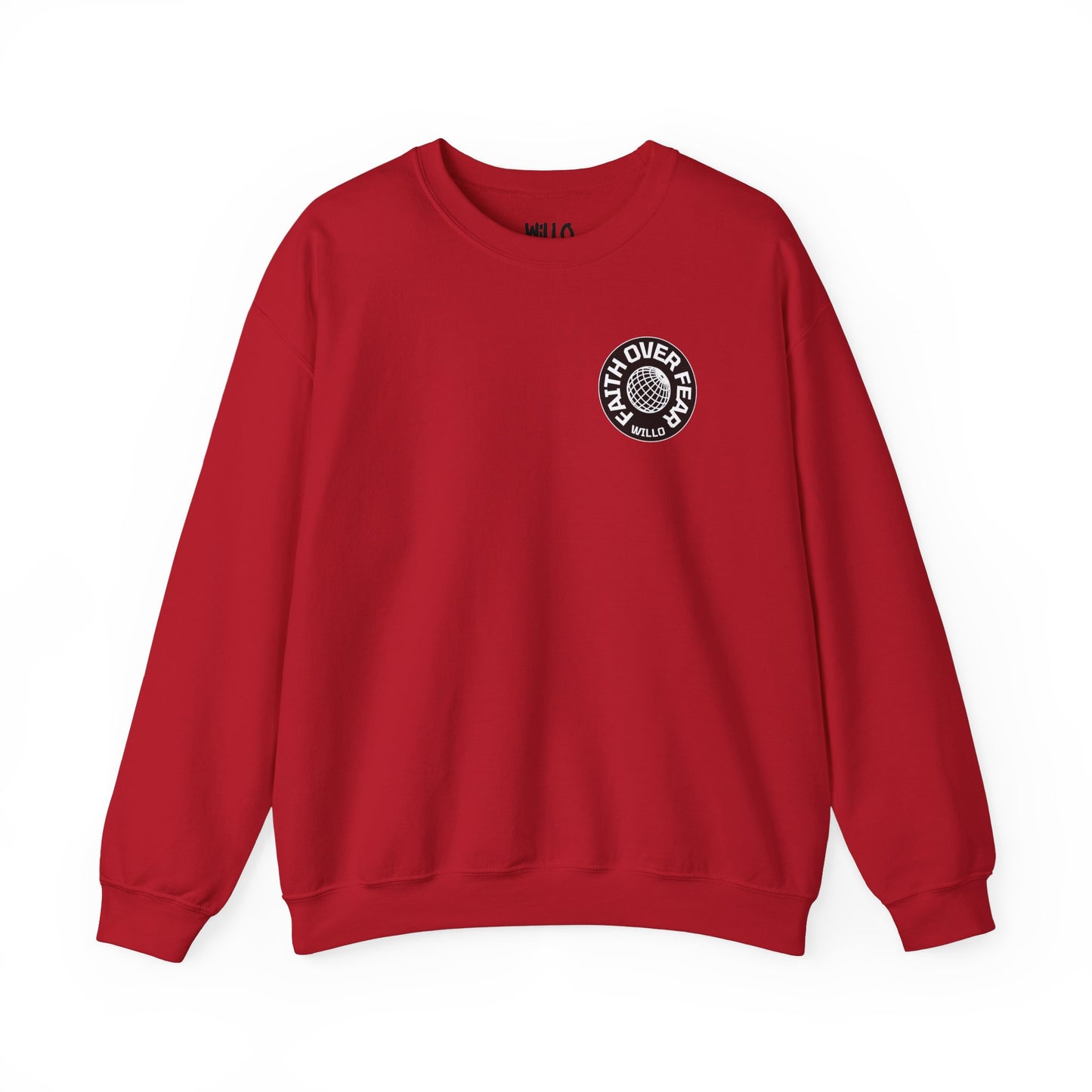 WillO Faith Over Fear Heavy Blend™ Crewneck Sweatshirt