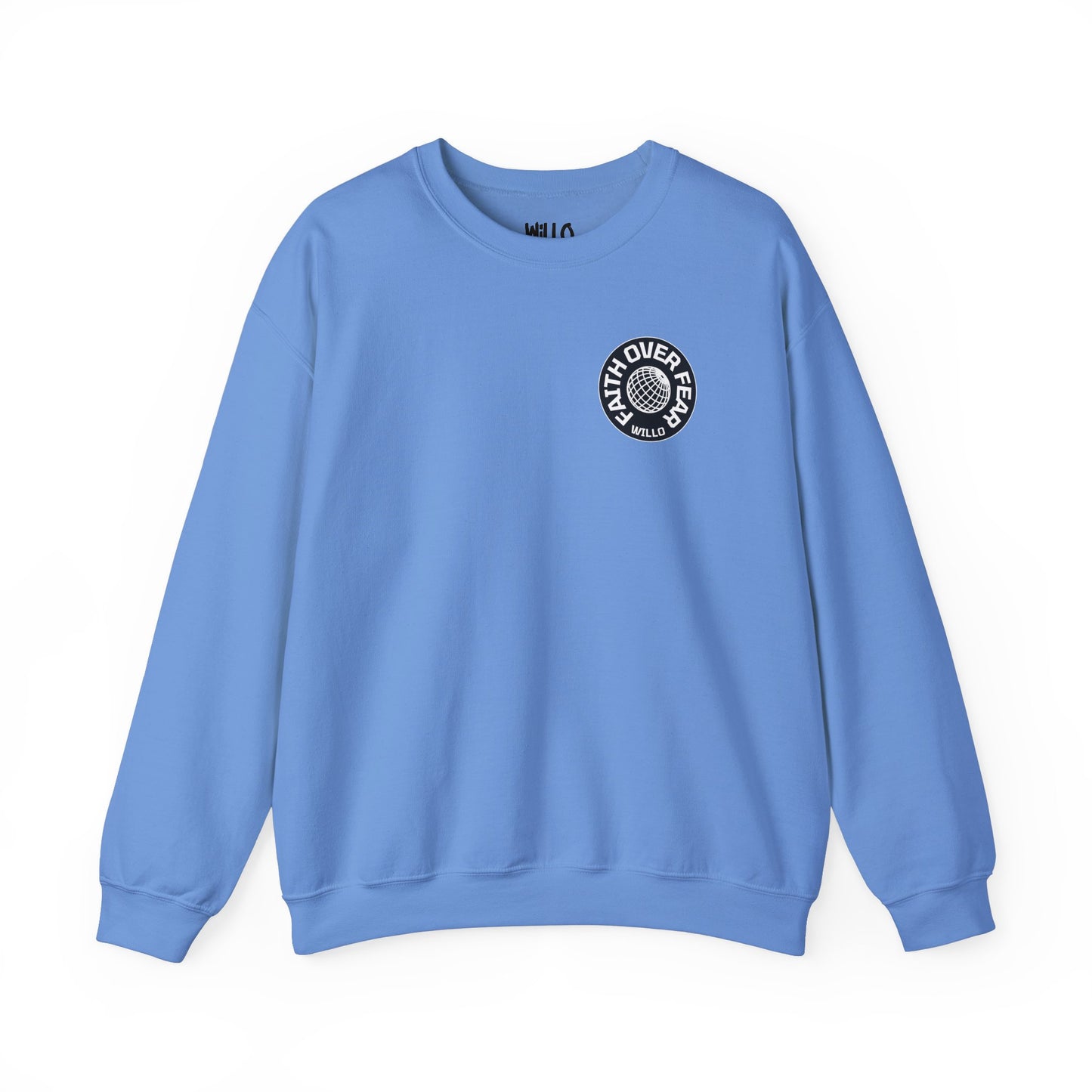 WillO Faith Over Fear Heavy Blend™ Crewneck Sweatshirt