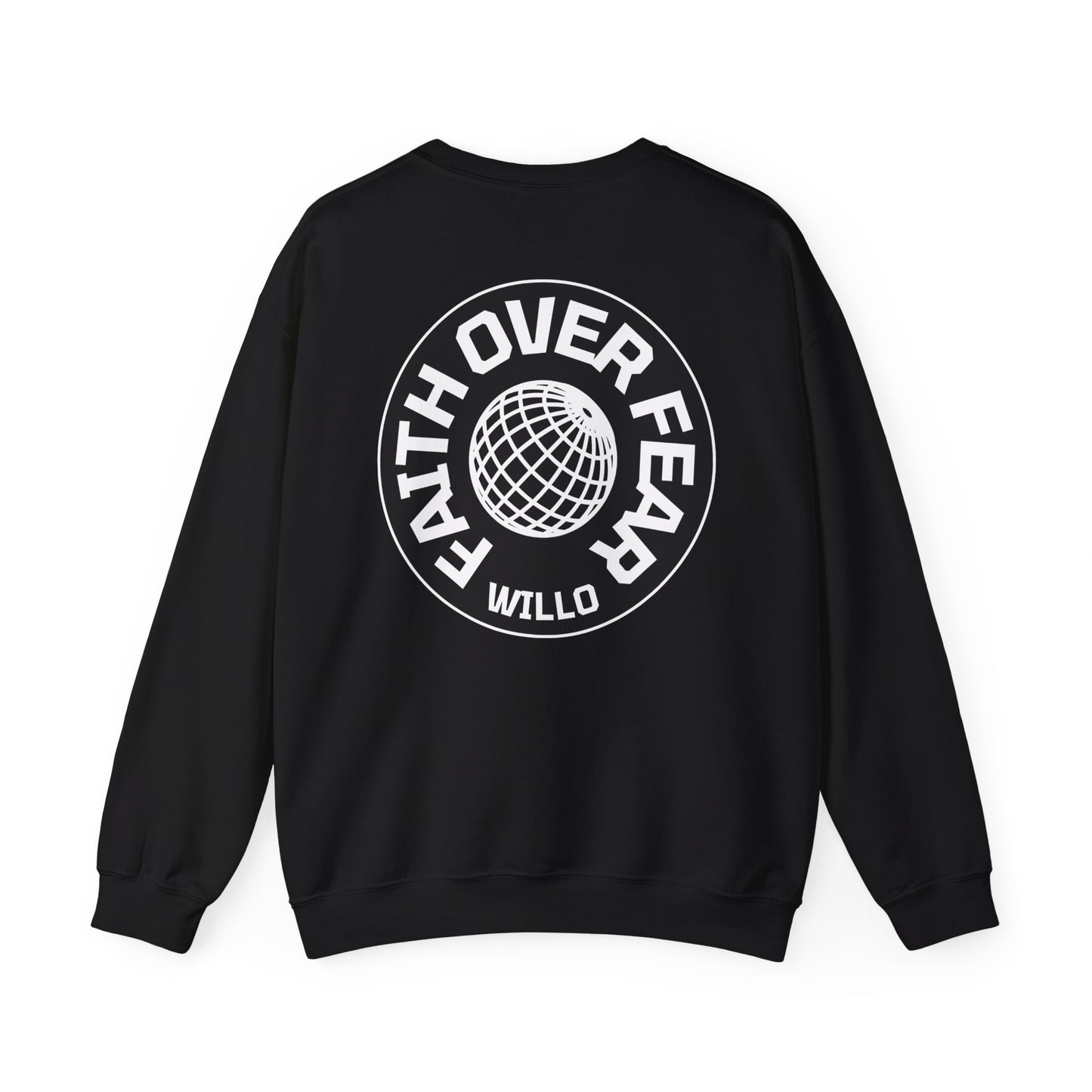 WillO Faith Over Fear Heavy Blend™ Crewneck Sweatshirt