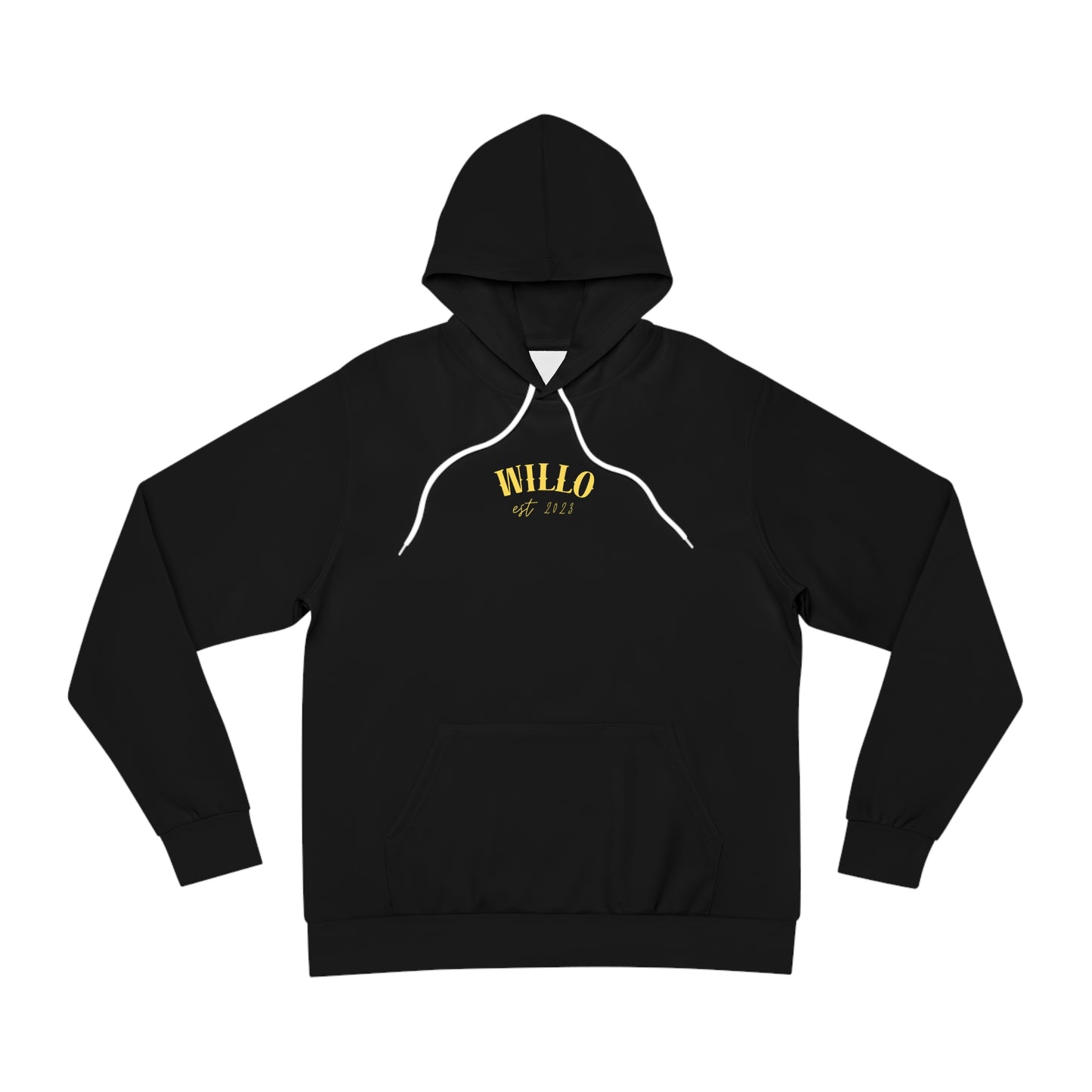 WillO Yellow Print Fashion Hoodie